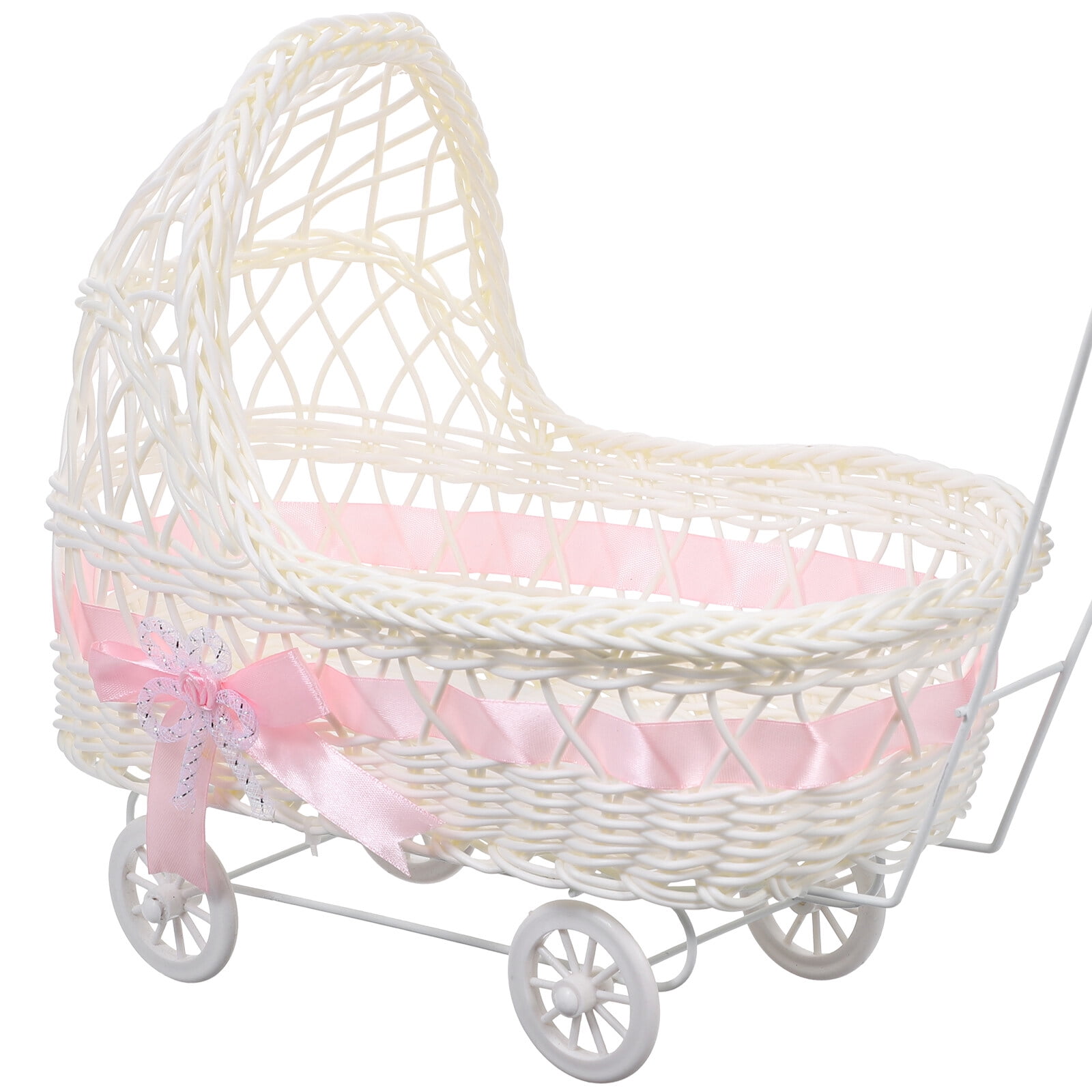 Trolley Shaped Woven Basket Baby Shower Candy Basket Favors Basket