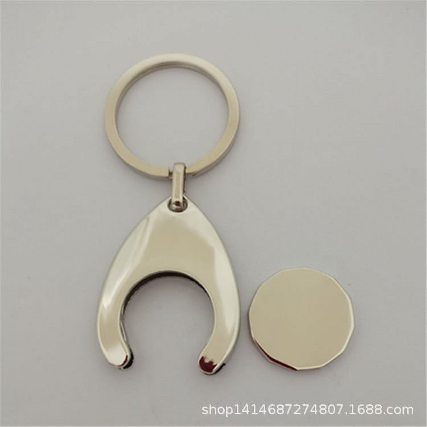 Trolley Tokens Key Ring Shopping Trolley Tokens Coin Keyring Metal