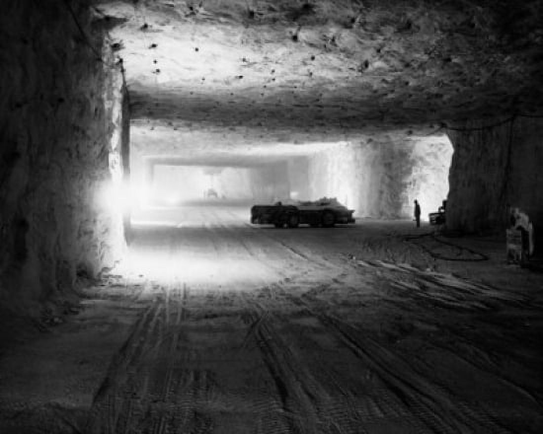 Trolley in a mine Great Saline Salt Mine Grand Saline Texas USA Canvas Art - (18 x 24)