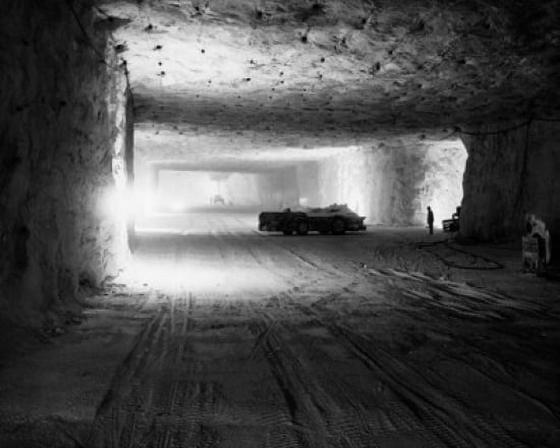 Trolley in a mine Great Saline Salt Mine Grand Saline Texas USA Canvas Art - (24 x 36)