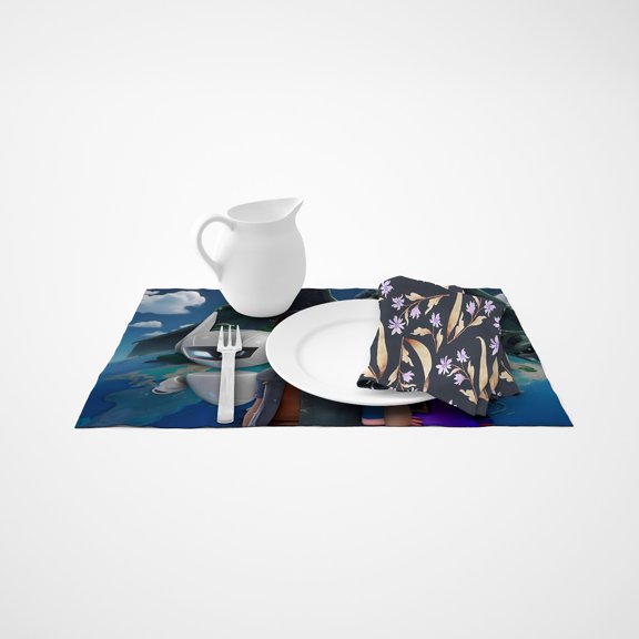 Trollhunters 12 × 17 Inch Linen Placemat High Quality Easy To Clean