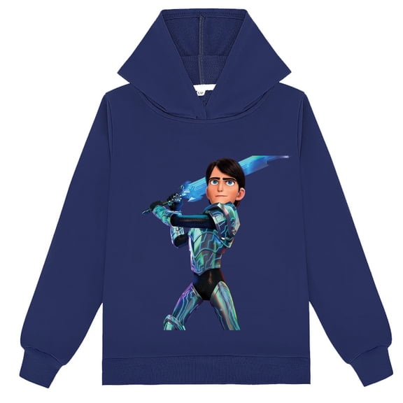 Trollhunters Children's Long Sleeve Hoodies Pullover Kids Girls Cartoon Sweatshirt Hoodie Fashion Clothes