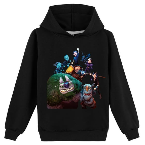 Trollhunters Kids Spring Autumn Sweatshirt Hoodies Pullover Long Sleeve Tops for Children's Clothings