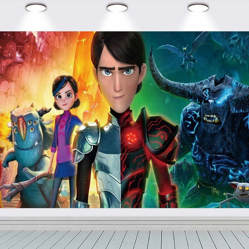 Trollhunters Taspestry Wall Decor Party Supplies Background ...
