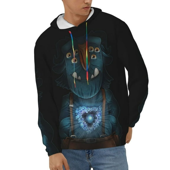 Trollhunters Unisex Hoodies 3D Print Hooded Sweatshirt for Men Women, Long Sleeve Fall Pullover Top with Pockets