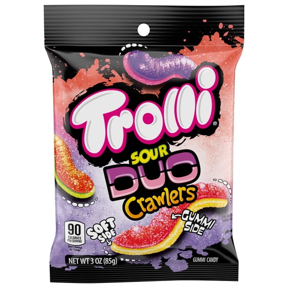 Trolli Duo Crawlers Sour Gummi Candy 3 oz