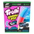 thumbnail image 1 of Trolli Frozen Gummi Ice Pops Chewy Sour Gummy Candy Frozen Dessert Snacks, Grape Strawberry, 10 Count, 1 of 12