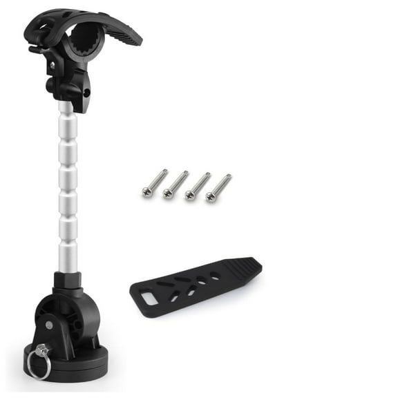 Trolling Motor Stabilizer Mount for Minn Kota Terrova, Riptide Terrova Adjustable 180 Tilt, Aluminium Alloy & Composite Construction, Quick Tool-Free Setup for Fishing Boats, Kayaks