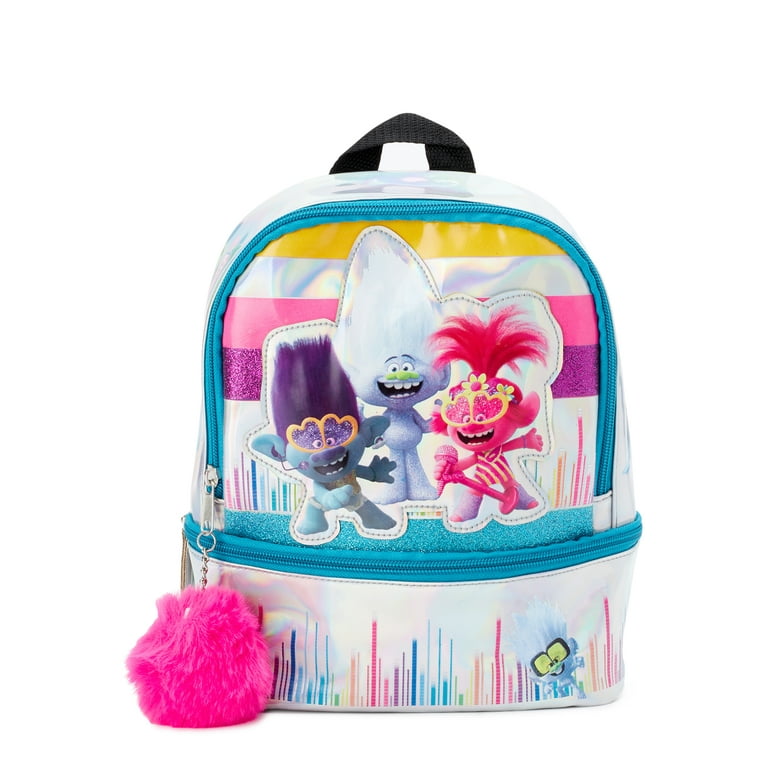 Buy Trolls kids girl trolls printed lunch bag 24 l x 19 h x 11 w cm red  combo Online