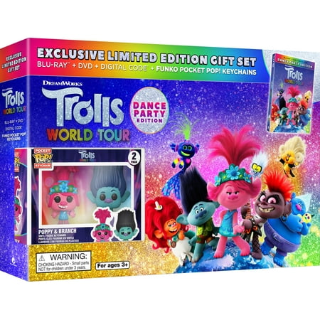 Trolls 2: World Tour (with FUNKO Pop Keychains) [Blu-ray]