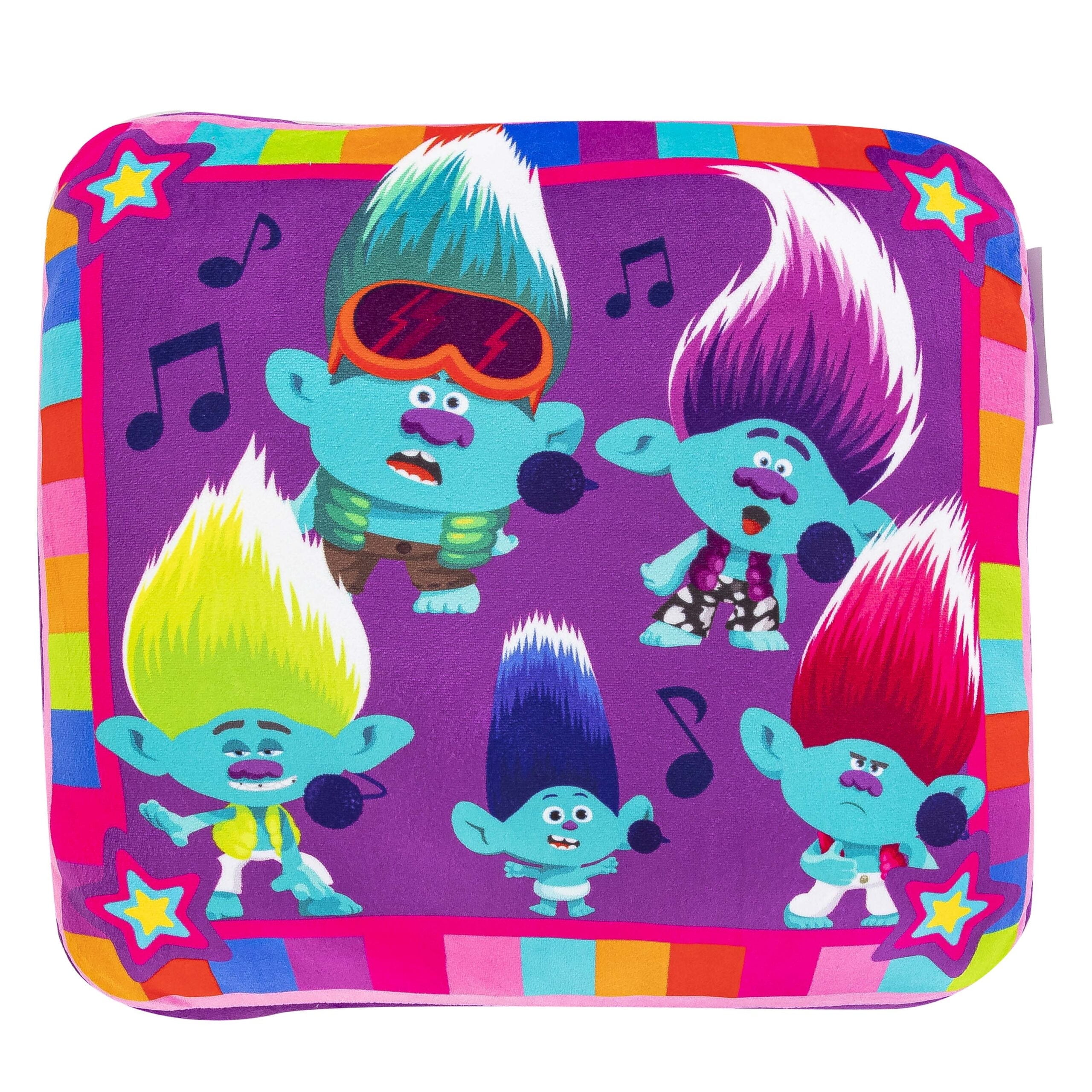 Trolls 3 Feel The Music Travel Cloud Pillow