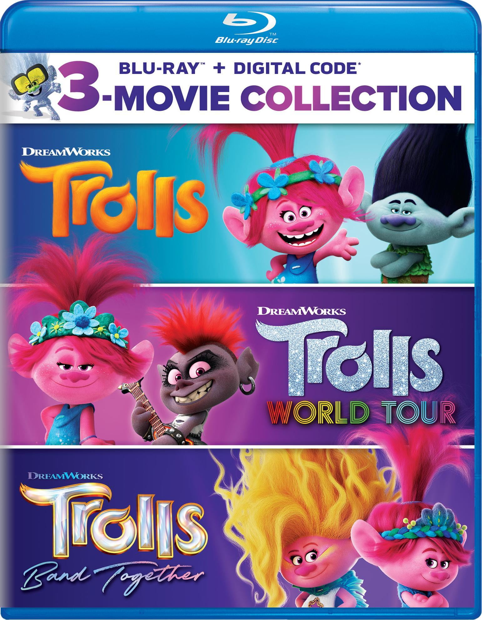 Trolls 3-Movie Collection (Blu-ray + Digital Copy)