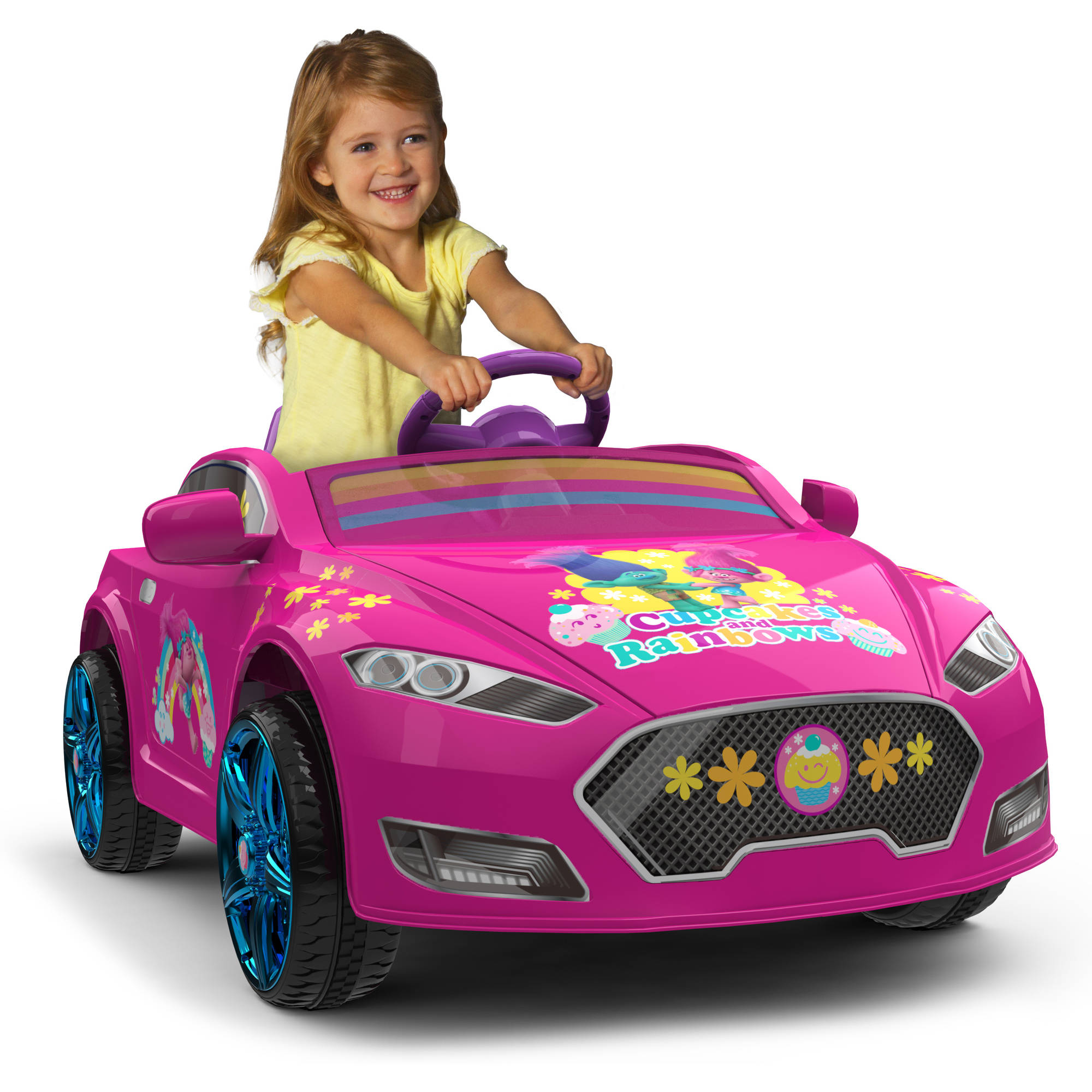 Trolls 6V Speed Electric Battery-Powered Coupe Ride-On - image 1 of 6