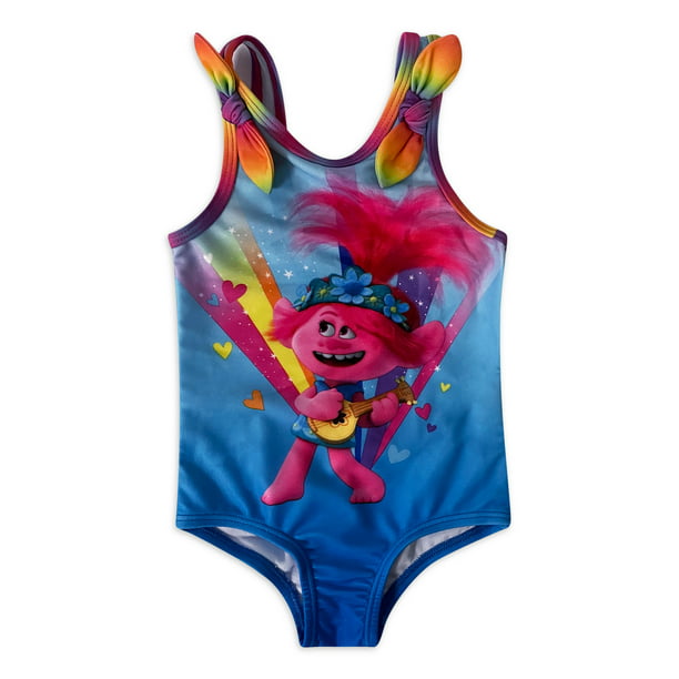 Trolls Baby Toddler Girl One-Piece Swimsuit - Walmart.com