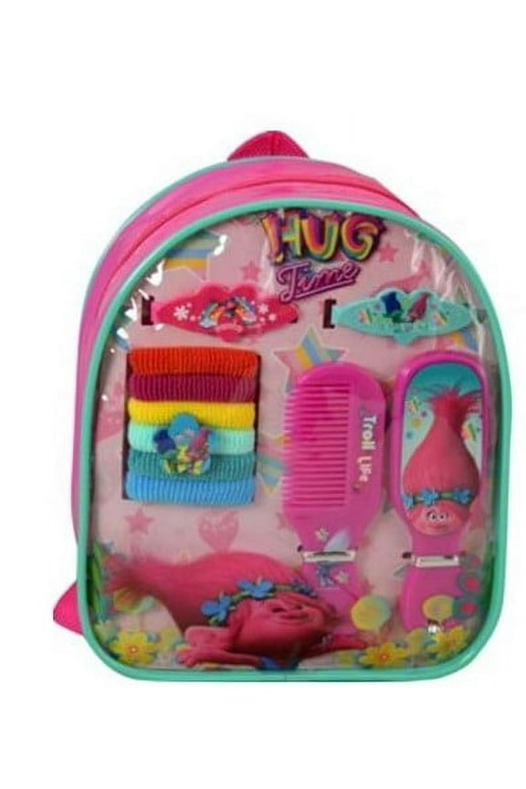 Trolls Backpack Hair Accessories Set