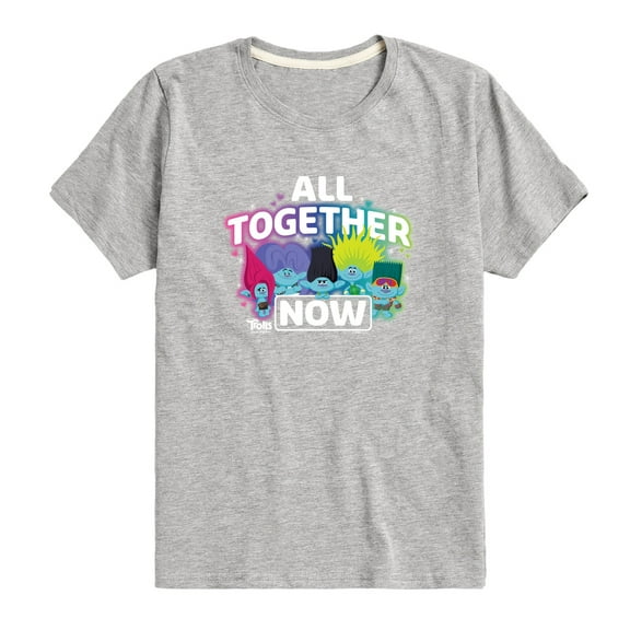 Trolls - Band Together - All Together Now - Toddler and Youth Short Sleeve Graphic T-Shirt