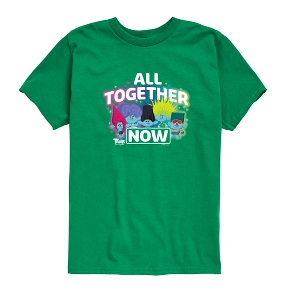Trolls - Band Together - All Together Now - Toddler and Youth Short Sleeve Graphic T-Shirt