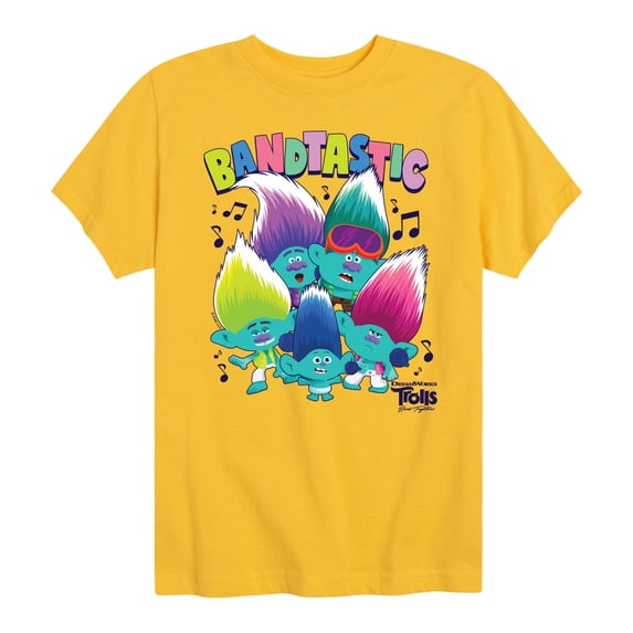 Trolls - Band Together - Bandtastic - Toddler and Youth Short Sleeve Graphic T-Shirt