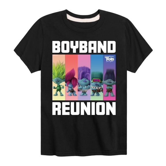 Trolls - Band Together - Boyband Reunion - Toddler and Youth Short Sleeve Graphic T-Shirt