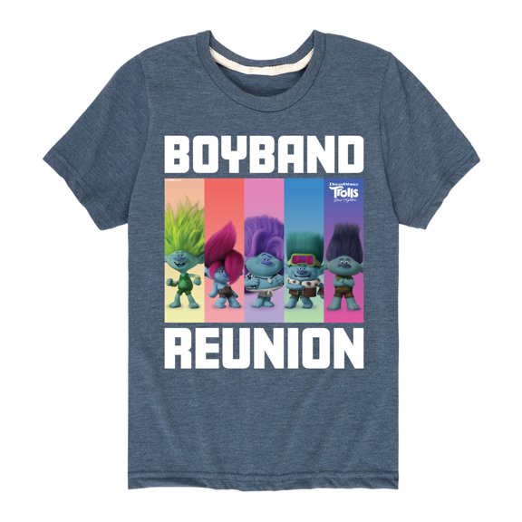 Trolls - Band Together - Boyband Reunion - Toddler and Youth Short Sleeve Graphic T-Shirt