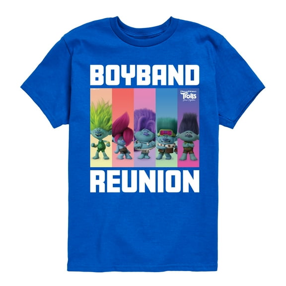 Trolls - Band Together - Boyband Reunion - Toddler and Youth Short Sleeve Graphic T-Shirt