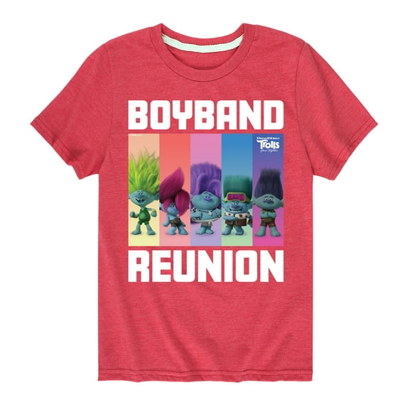 Trolls - Band Together - Boyband Reunion - Toddler and Youth Short Sleeve Graphic T-Shirt