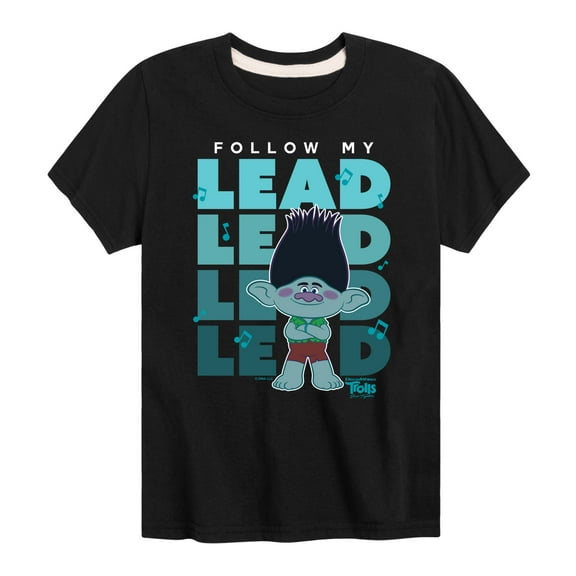 Trolls - Band Together - Branch Follow My Lead - Toddler and Youth Short Sleeve Graphic T-Shirt
