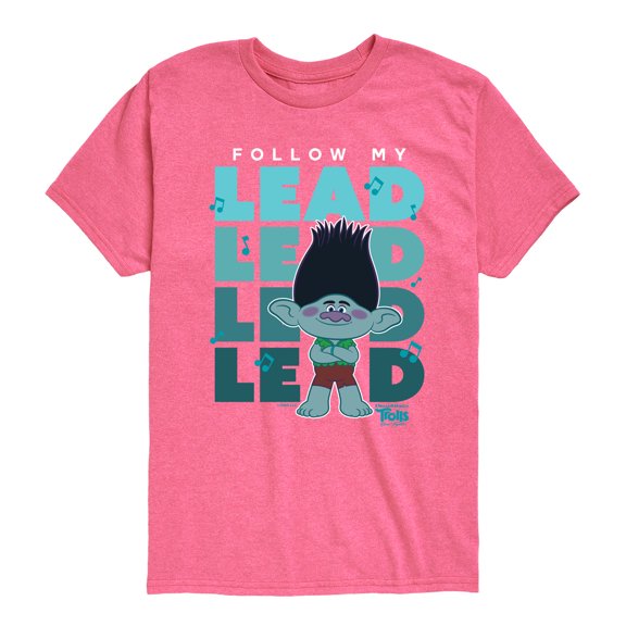 Trolls - Band Together - Branch Follow My Lead - Toddler and Youth Short Sleeve Graphic T-Shirt