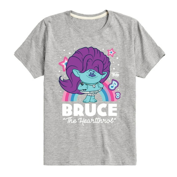 Trolls - Band Together - Bruce The Heartthrob - Toddler and Youth Short Sleeve Graphic T-Shirt