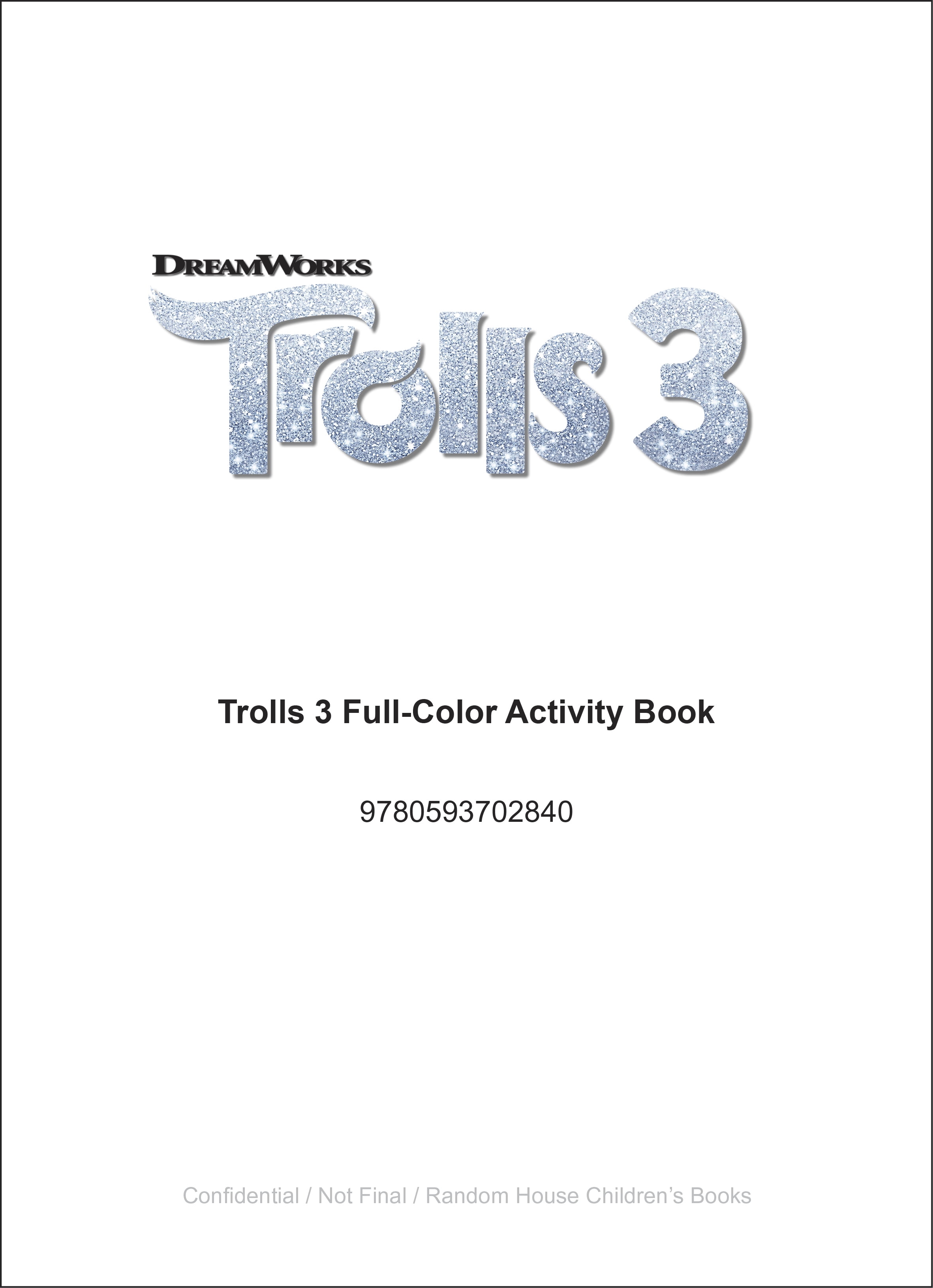 Trolls Band Together Full-Color Kids' Activity Book