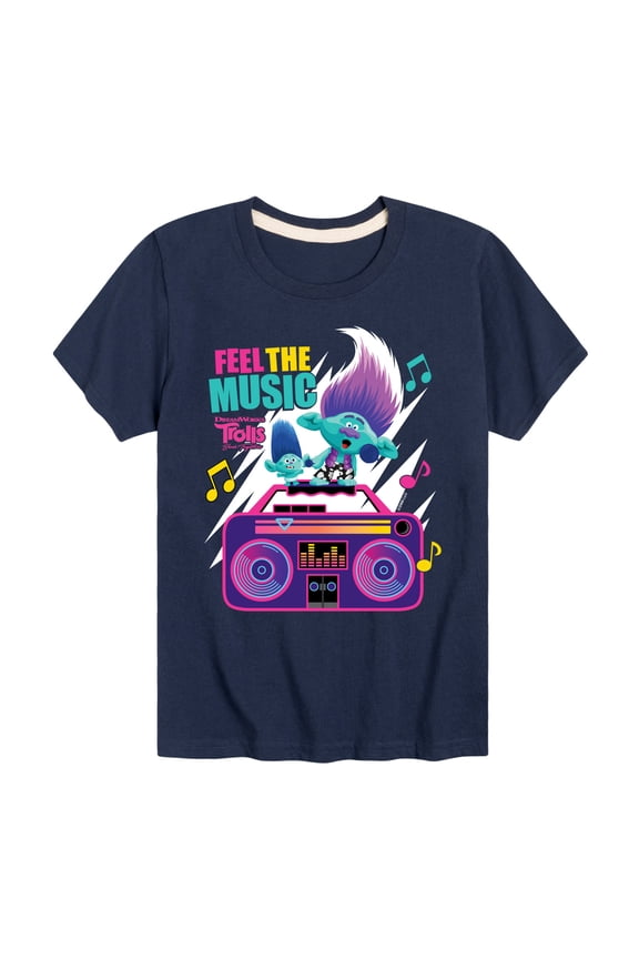 - Band Together - Feel The Music - Toddler and Youth Short Sleeve Graphic T-Shirt