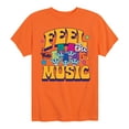 thumbnail image 1 of Trolls - Band Together - Feel The Music - Toddler and Youth Short Sleeve Graphic T-Shirt, 1 of 5