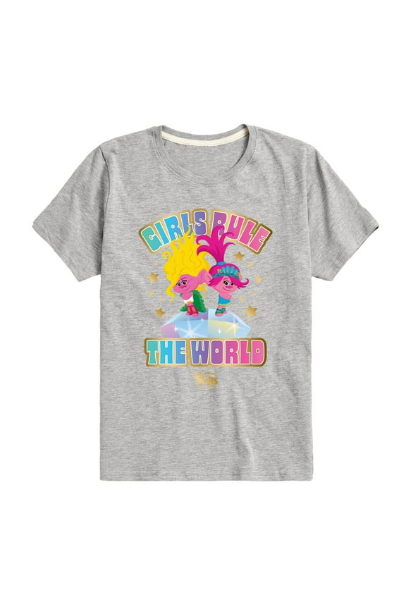 - Band Together - Girls Rule The World - Toddler and Youth Short Sleeve Graphic T-Shirt