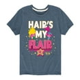 thumbnail image 1 of Trolls - Band Together - Hairs My Flair - Toddler and Youth Short Sleeve Graphic T-Shirt, 1 of 5