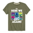 thumbnail image 1 of Trolls - Band Together - Here We Bro Again - Toddler and Youth Short Sleeve Graphic T-Shirt, 1 of 5