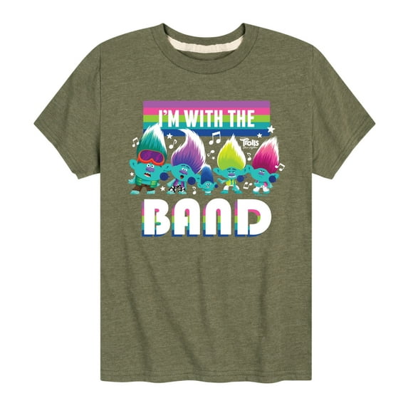Trolls - Band Together - Im With The Band - Toddler and Youth Short Sleeve Graphic T-Shirt