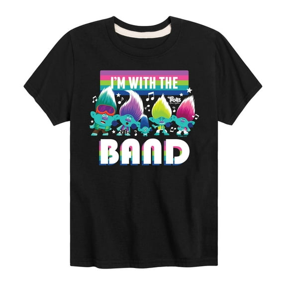 Trolls - Band Together - Im With The Band - Toddler and Youth Short Sleeve Graphic T-Shirt