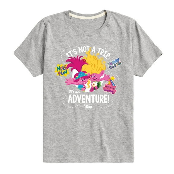 Trolls - Band Together - Not A Trip Adventure Map - Toddler and Youth Short Sleeve Graphic T-Shirt