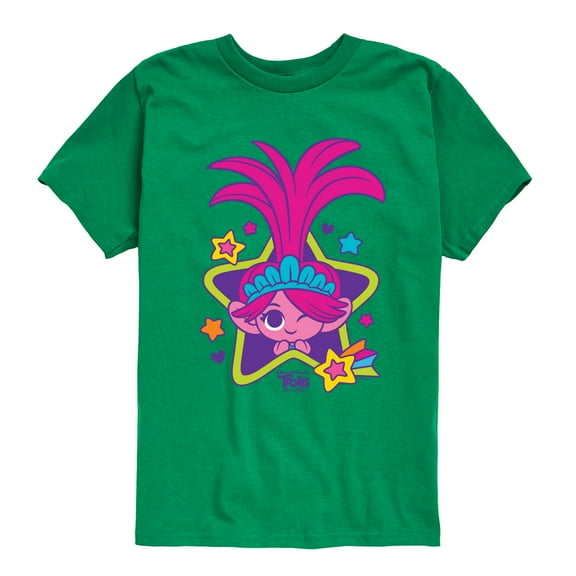 Trolls - Band Together - Poppy Stars - Toddler and Youth Short Sleeve Graphic T-Shirt