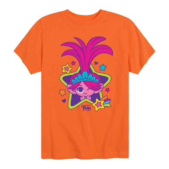 Trolls - Band Together - Poppy Stars - Toddler and Youth Short Sleeve Graphic T-Shirt