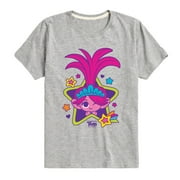 Trolls - Poppy Stars Boys Short Sleeve Graphic T-Shirt