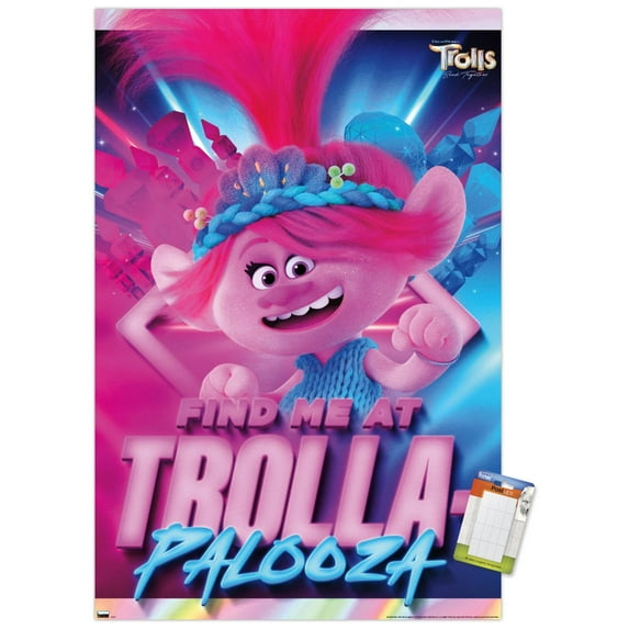Trolls: Band Together - Poppy Wall Poster, 22.375" x 34"