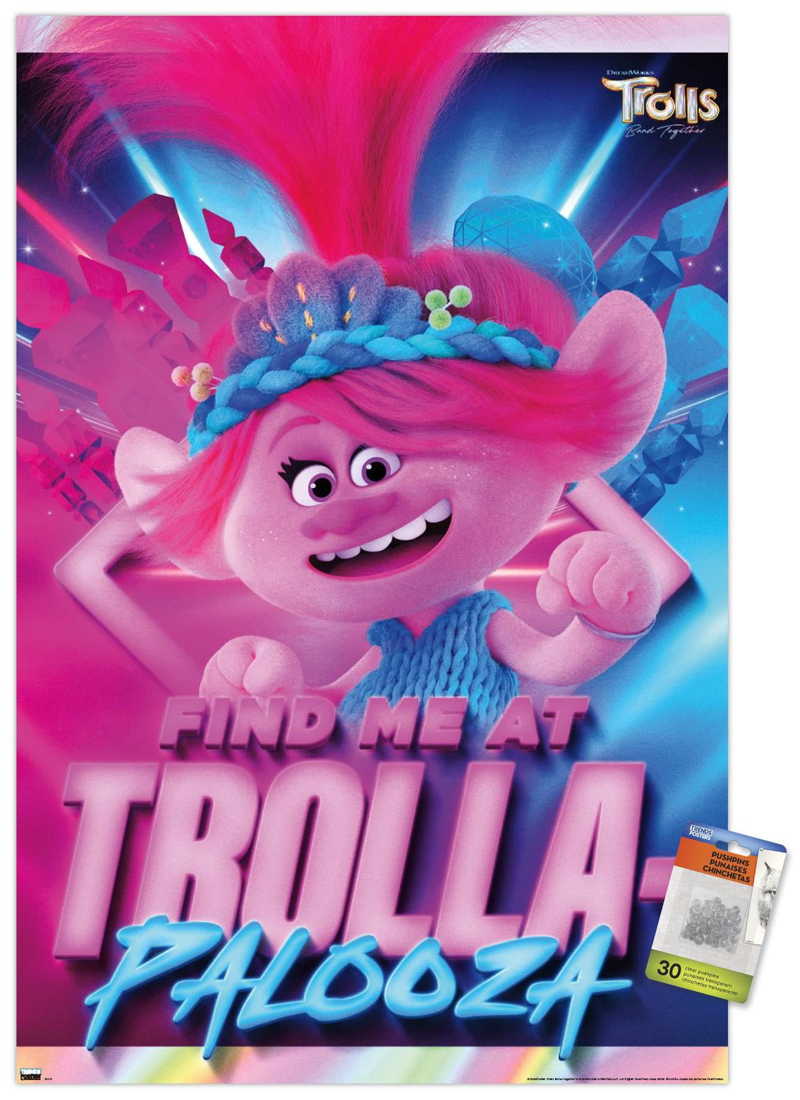 Trolls: Band Together - Poppy Wall Poster, 22.375