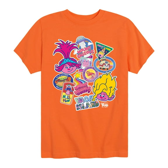Trolls - Band Together - Road Trip Stickers - Toddler and Youth Short Sleeve Graphic T-Shirt