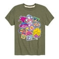 thumbnail image 1 of Trolls - Band Together - Road Trip Stickers - Toddler and Youth Short Sleeve Graphic T-Shirt, 1 of 5