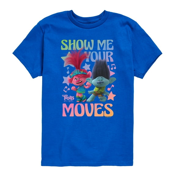 Trolls - Band Together - Show Me Your Moves - Toddler and Youth Short Sleeve Graphic T-Shirt