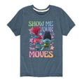 thumbnail image 1 of Trolls - Band Together - Show Me Your Moves - Toddler and Youth Short Sleeve Graphic T-Shirt, 1 of 5