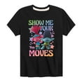 thumbnail image 1 of Trolls - Band Together - Show Me Your Moves - Toddler and Youth Short Sleeve Graphic T-Shirt, 1 of 5