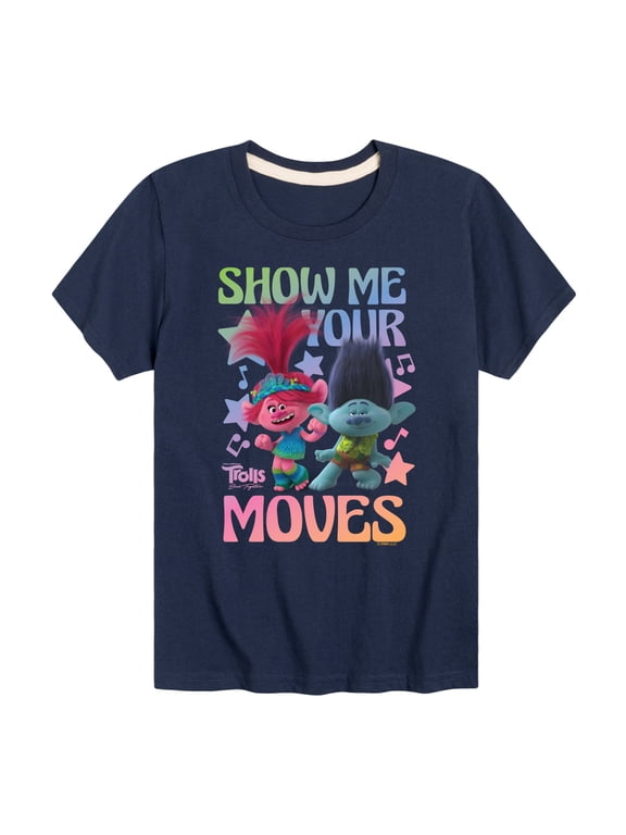 - Poppy and Branch Show Me Your Moves Boys' Short Sleeve Graphic T-Shirt
