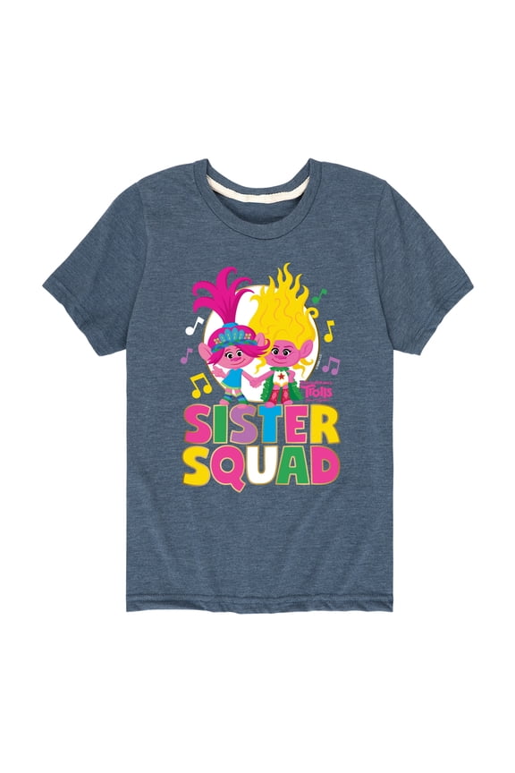 - Band Together - Sister Squad - Toddler and Youth Short Sleeve Graphic T-Shirt